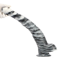 18.9in Mixed Color Big Alternative Animal Super Long Horse Penis Dildo
