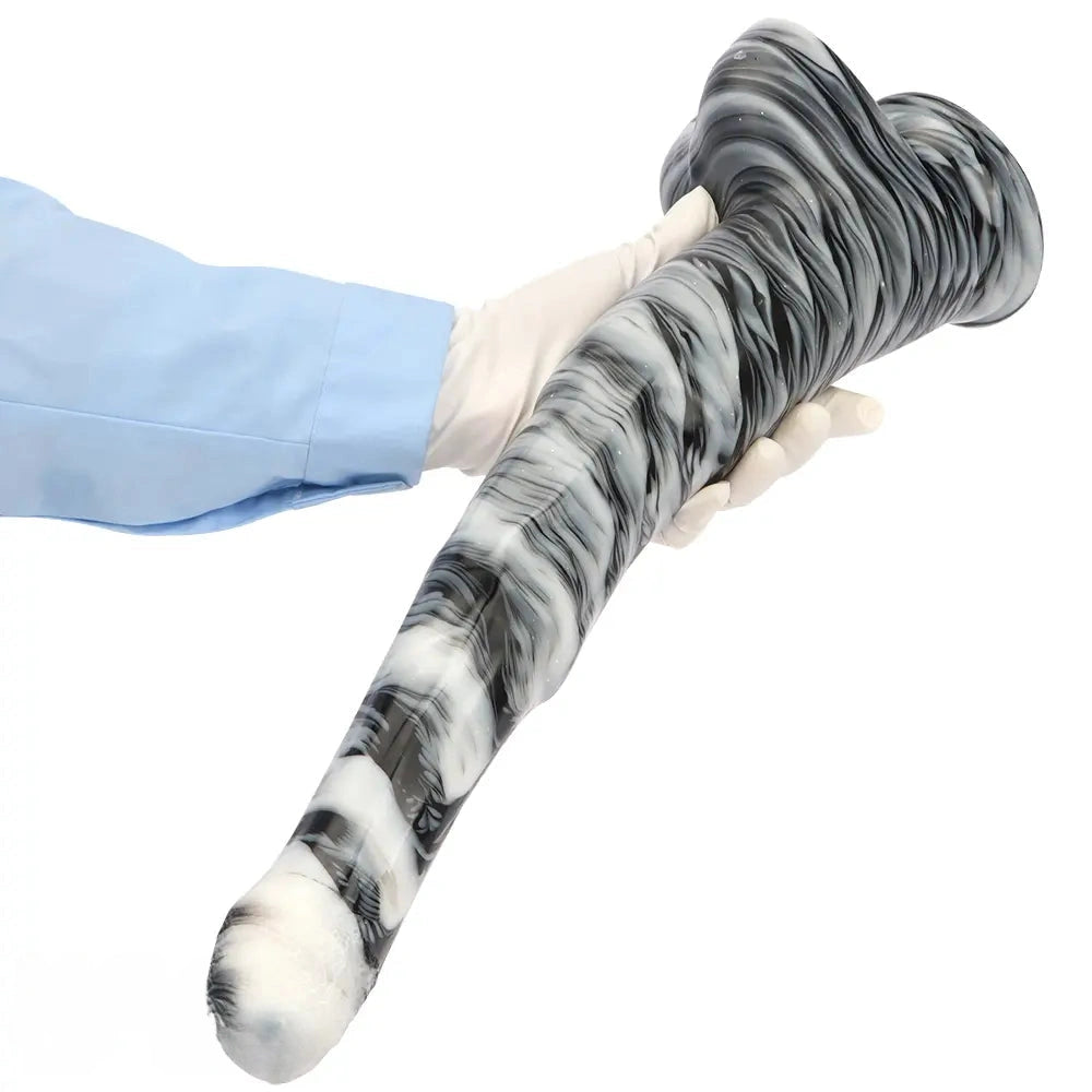 18.9in Mixed Color Big Alternative Animal Super Long Horse Penis Dildo