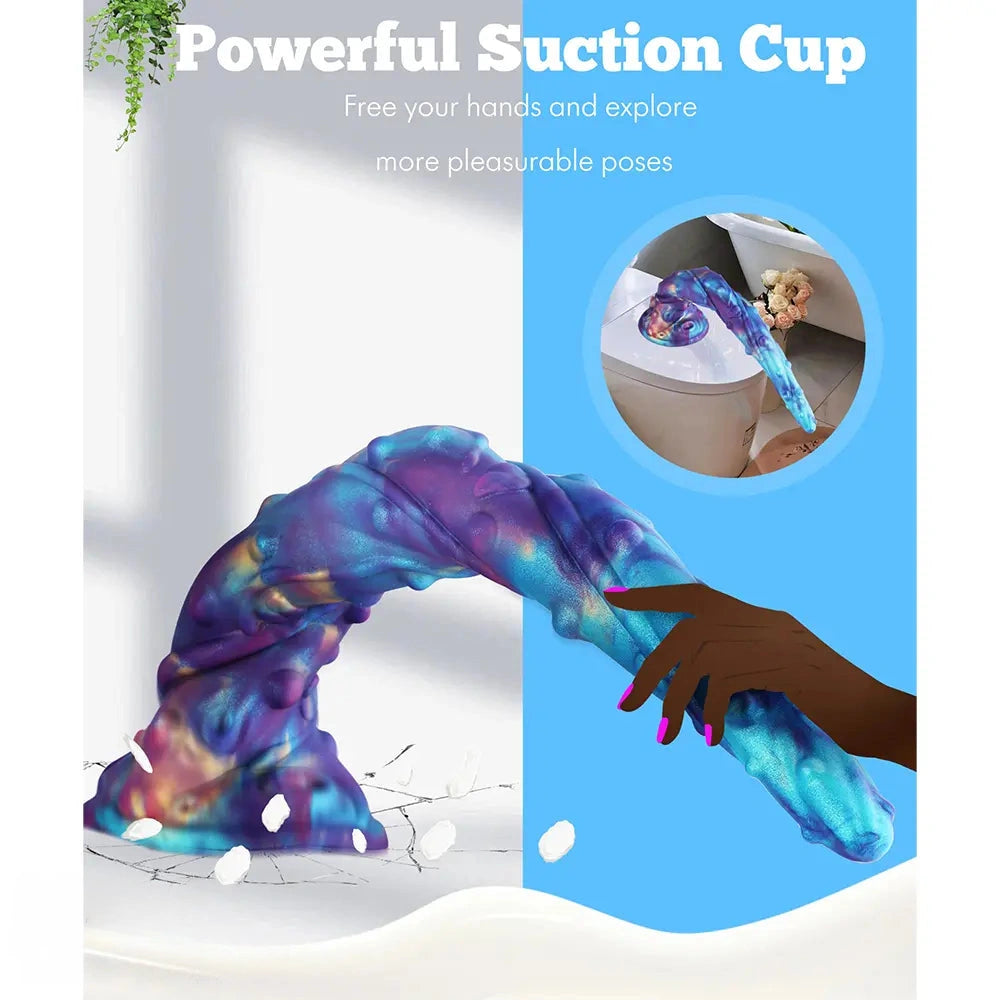 18.9in Monster Fantasy Long Huge Tentacle Dildo Penis Adult Sex Toy