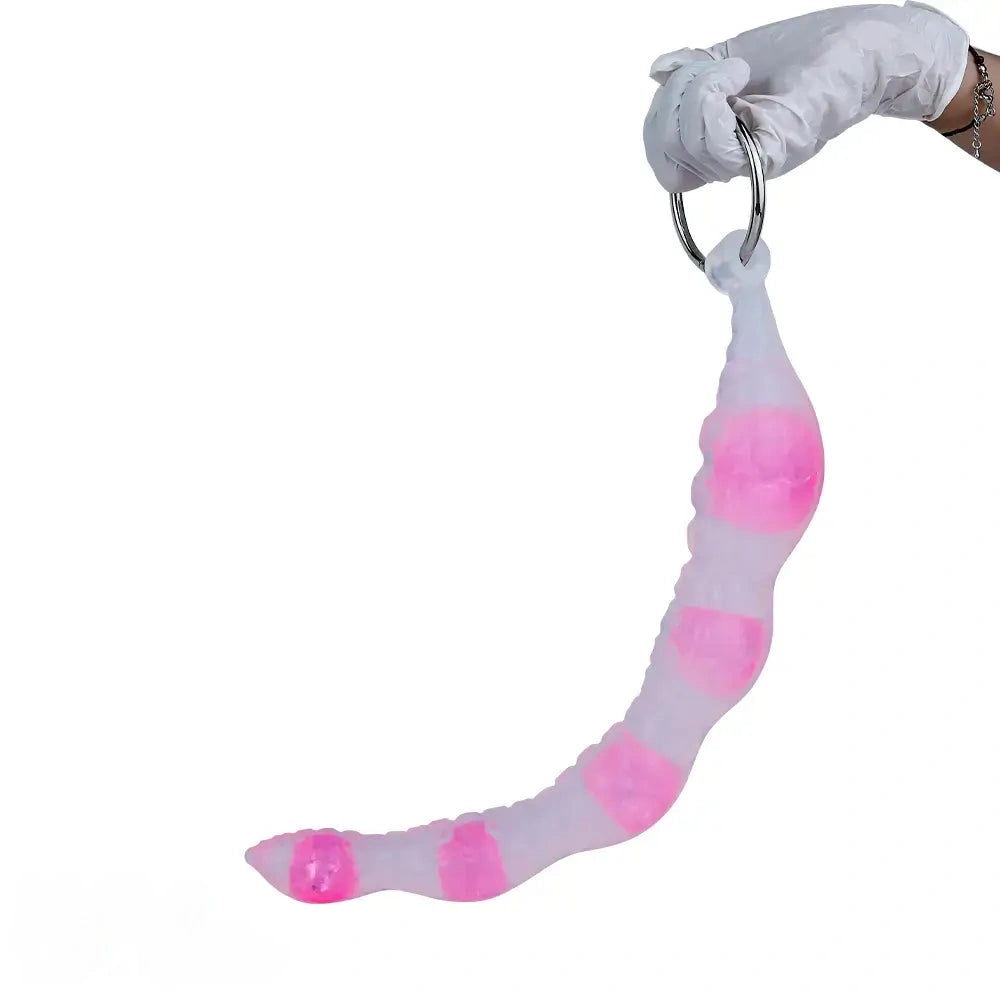 18.9in Silicone Huge Long Anal Beads Dildo Prostate Massage Sex Toy