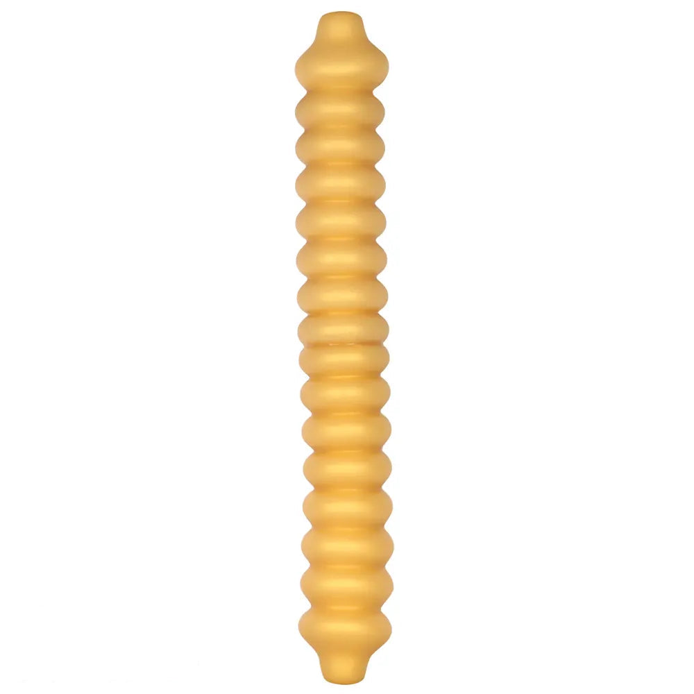 19.68in Silicone Long Large Double Head Threaded Fat Anal Plug Dildo