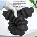 19.68in Silicone Long Large Double Head Threaded Fat Anal Plug Dildo