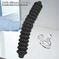 19.68in Silicone Long Large Double Head Threaded Fat Anal Plug Dildo