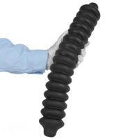 19.68in Silicone Long Large Double Head Threaded Fat Anal Plug Dildo