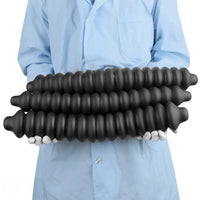 19.68in Silicone Long Large Double Head Threaded Fat Anal Plug Dildo