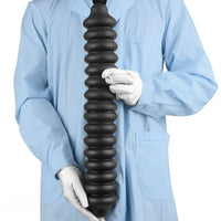 19.68in Silicone Long Large Double Head Threaded Fat Anal Plug Dildo