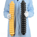 19.68in Silicone Long Large Double Head Threaded Fat Anal Plug Dildo