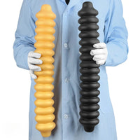 19.68in Silicone Long Large Double Head Threaded Fat Anal Plug Dildo