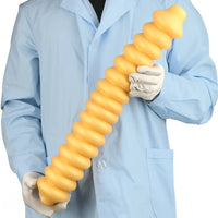 19.68in Silicone Long Large Double Head Threaded Fat Anal Plug Dildo