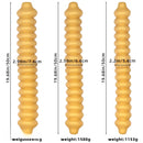 19.68in Silicone Long Large Double Head Threaded Fat Anal Plug Dildo