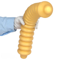 19.68in Silicone Long Large Double Head Threaded Fat Anal Plug Dildo