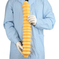 19.68in Silicone Long Large Double Head Threaded Fat Anal Plug Dildo