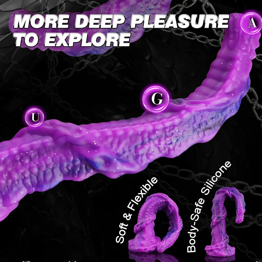19.68in Unique Monster Dragon Big Long Dildo For Female Masturbation