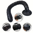 19.69in Dragon Scale Silicone Anal Durable Flexible Dildo For Deep Prostate