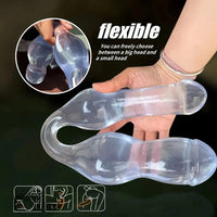 19.75in Double-Headed Adult Toy Soft & Flexible Extra Long Anal Plug Dildo