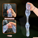 19.75in Double-Headed Adult Toy Soft & Flexible Extra Long Anal Plug Dildo