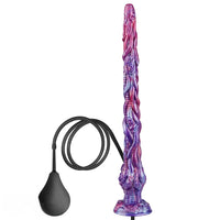 19.88in Huge Long Squirting Tentacle Monster Silicone Fantasy Dildo