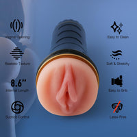 Realistic Textured Vagina Pocket Pussy Male Masturbators Cup