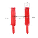 BDSM Adjustable Plush Handcuffs Ankle Bracelets Restraint Set Sex Toy