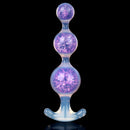 Aurora Spherical Graduated 3-Bead Anal Plug with Flanged Anchor Base