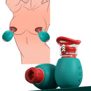 4 IN 1 Rose Sex Toy Adult Toys Licking Vibrater with 10 Mouth Kissing Vibrations