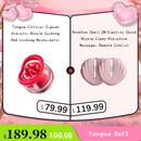 Tongue Clitoral Orgasm Vibrator Nipple Sucking And Licking Masturbator