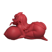 Meru the Succubus Red Skin Hentai Figure Sex Doll