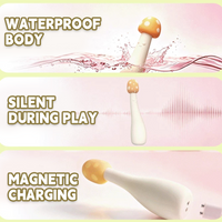 Little Mushroom Insertable G-Spot & Clitoral Vibrator – Dual Stimulation Rechargeable Silicone Adult Toy
