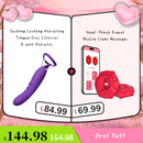Sucking Licking Vibrating Tongue Oral Clitoral G spot Vibrator