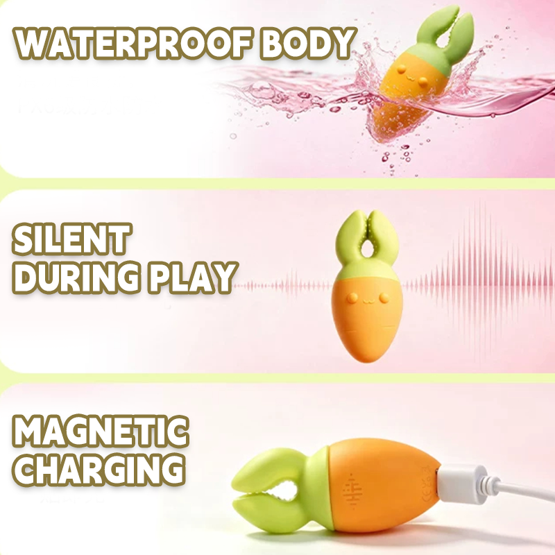Little Mushroom Insertable G-Spot & Clitoral Vibrator – Dual Stimulation Rechargeable Silicone Adult Toy