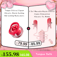 Tongue Clitoral Orgasm Vibrator Nipple Sucking And Licking Masturbator