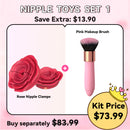 Rose Nippelklemmen Vibrator Sexspielzeug Fernbedienung Sexspielzeug