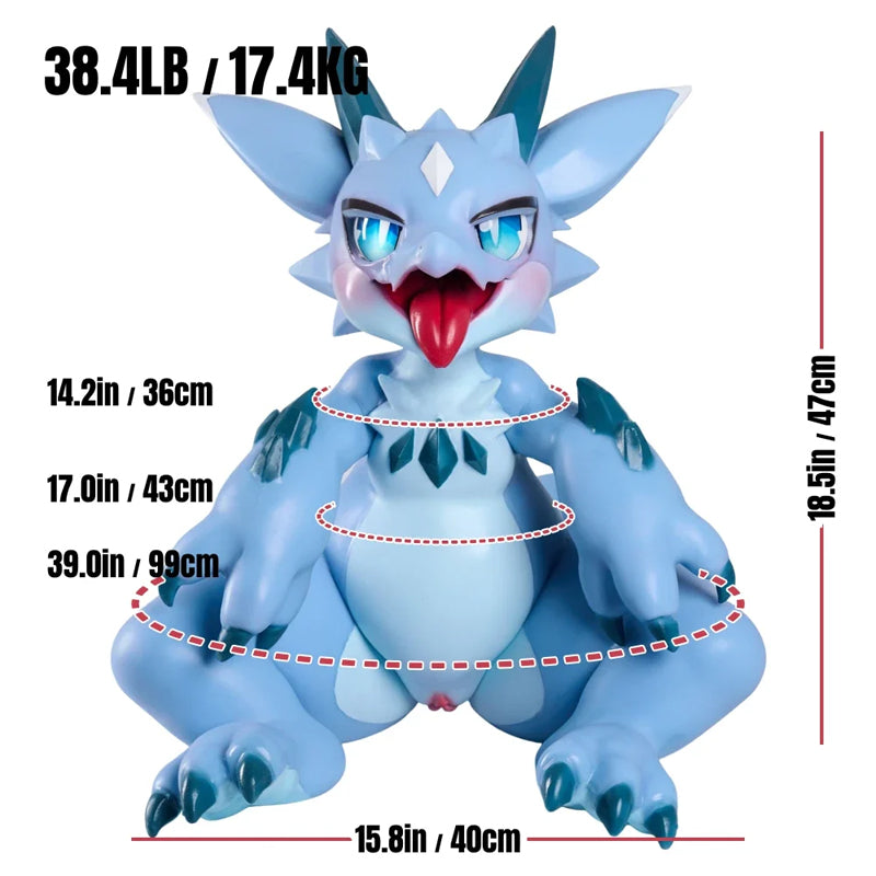 Crystchu Ice Dragon Creature Sex Doll