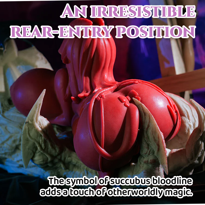 Meru the Succubus Red Skin Hentai Figure Sex Doll