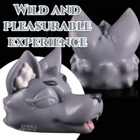 Gray-Eyed Enchantress 2.0 Wolfling Blow Job Toy
