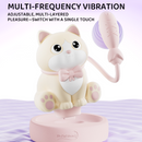 Pippa Miao Cute Cat-Shaped Suction & G-Spot Vibrator Desk Toy Design