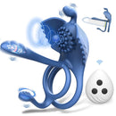 Penis Vibrating Ring Cock 3 in 1 Massage Delayed Ejaculation Citoral Stimulator Flirt Masturbation