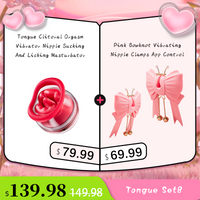 Tongue Clitoral Orgasm Vibrator Nipple Sucking And Licking Masturbator