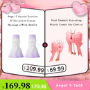 YEAIN Rose Nipple Stimulation Vibrators Manual Sucking Teasing Nipple Toy (A Pair)