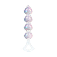 Iridescent Aurora Heart-Shaped Anal Bead Plug