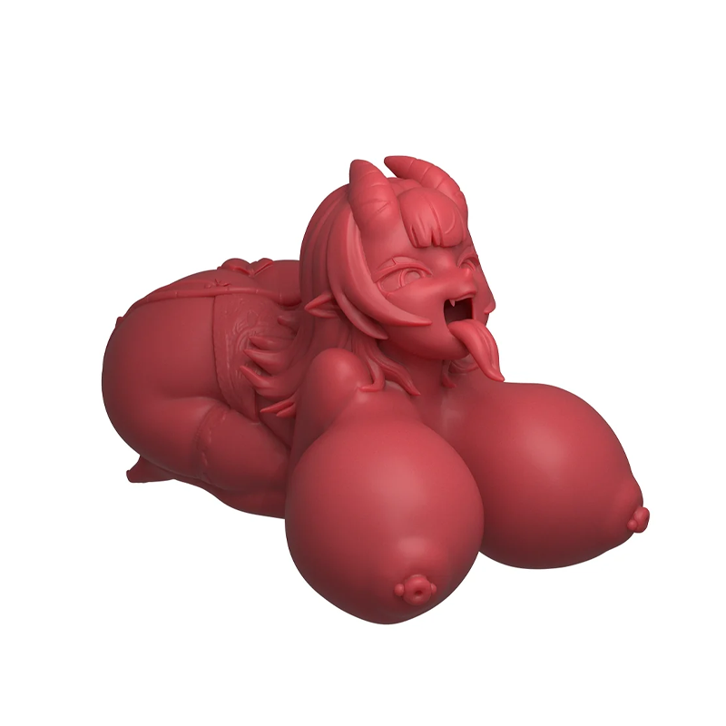 Meru the Succubus Red Skin Hentai Figure Sex Doll