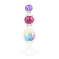 Aurora Flower Petal Graduated Anal Bead Plug with Oval Anchor Base - Lurevibe