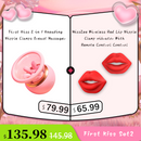 First Kiss 2-in-1 Knet-Nippelklemmen Brustmassagegerät