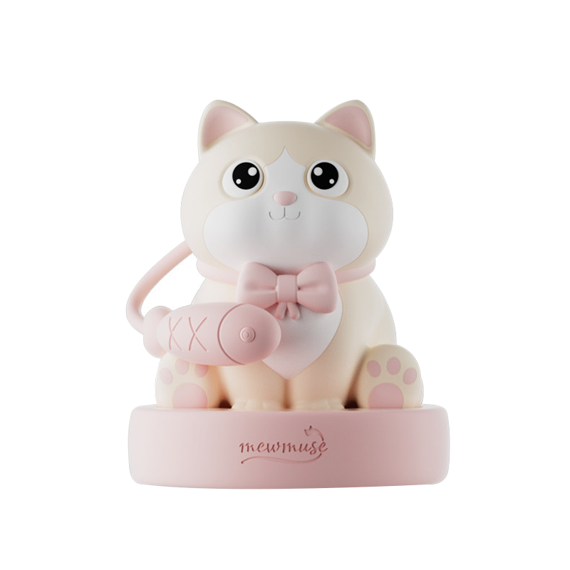 Pippa Miao Cute Cat-Shaped Suction & G-Spot Vibrator Desk Toy Design