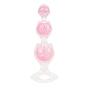 Aurora Flower Petal Graduated Anal Bead Plug with Oval Anchor Base