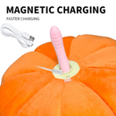 Pumpkin-shaped Pillow Style Thrusting Dildo Sex Machine Vibrator