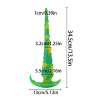 13.5 Inches Long Dildo Huge Anal Plug Monster Fantasy Knot Dildos