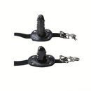 2.17in 3.74in Small Face Chine Dildo BDSM Sex Toy With PU Leather