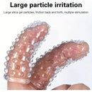 2.36in Mini Finger Spiked Clear Dildo Sex Toy For G Spot Stimulation