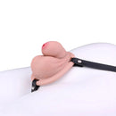 2.36in Silicone Soft Small Cock Cage Strap on Chastity Dildo With Lock